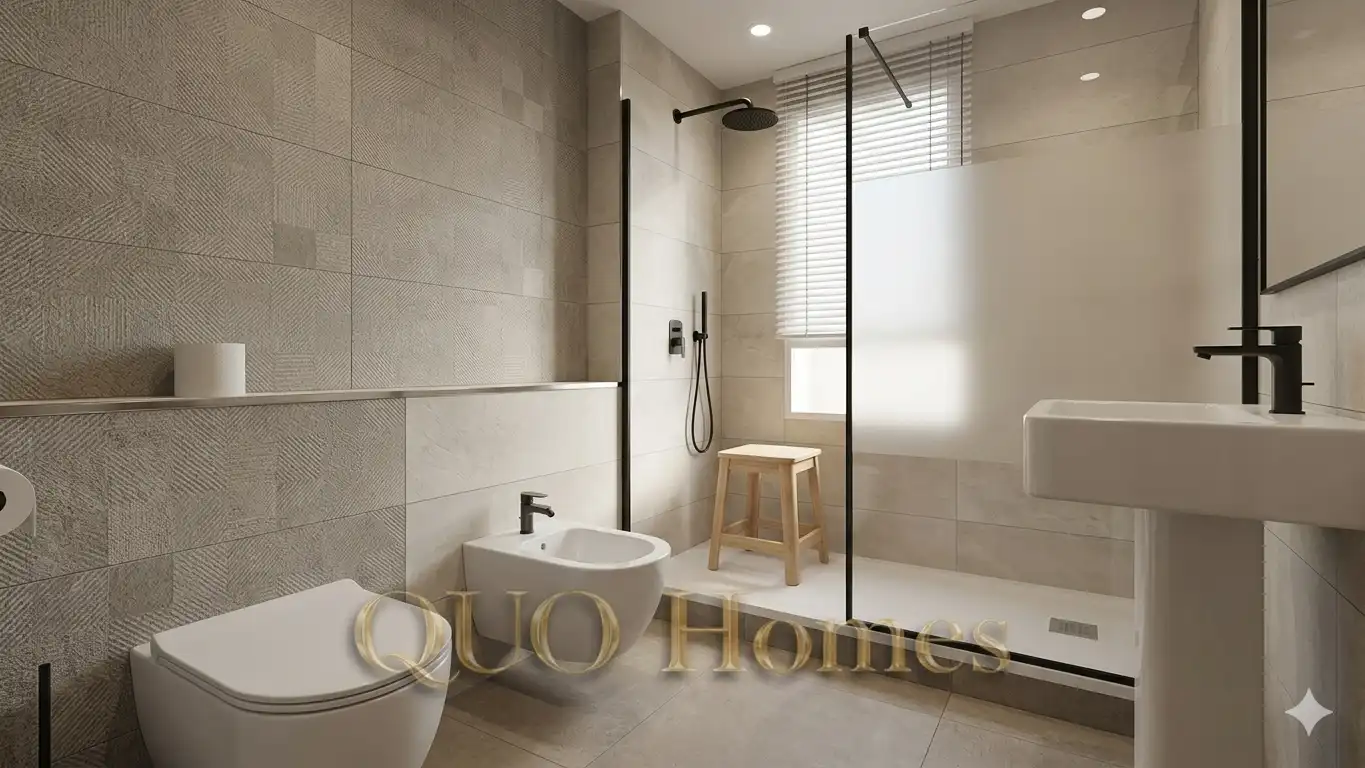 Badezimmer von Wohnung zum Verkauf in Jerez de la Frontera mit Klimaanlage und Terrasse