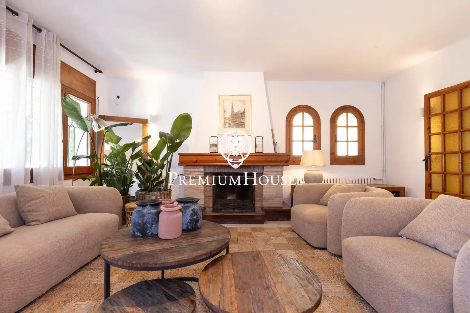 Sala de estar de Casa o chalet de alquiler en Cunit con Aire acondicionado, Calefacción y Jardín privado