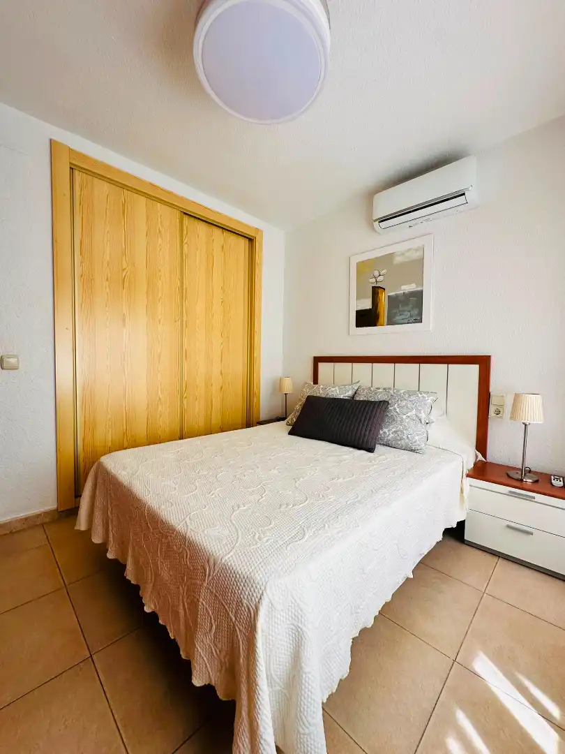 Bedroom of Flat for sale in Águilas  with Air Conditioner, Furnished and Balcony