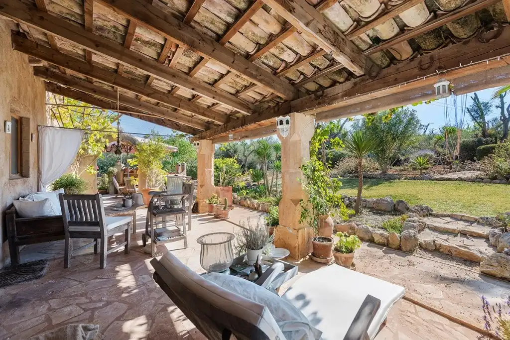 Terraza de Finca rústica en venta en Santanyí con Calefacción, Jardín privado y Terraza