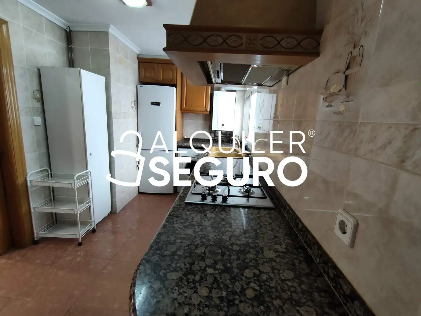 Cocina de Piso de alquiler en Alboraya con Aire acondicionado, Calefacción y Terraza
