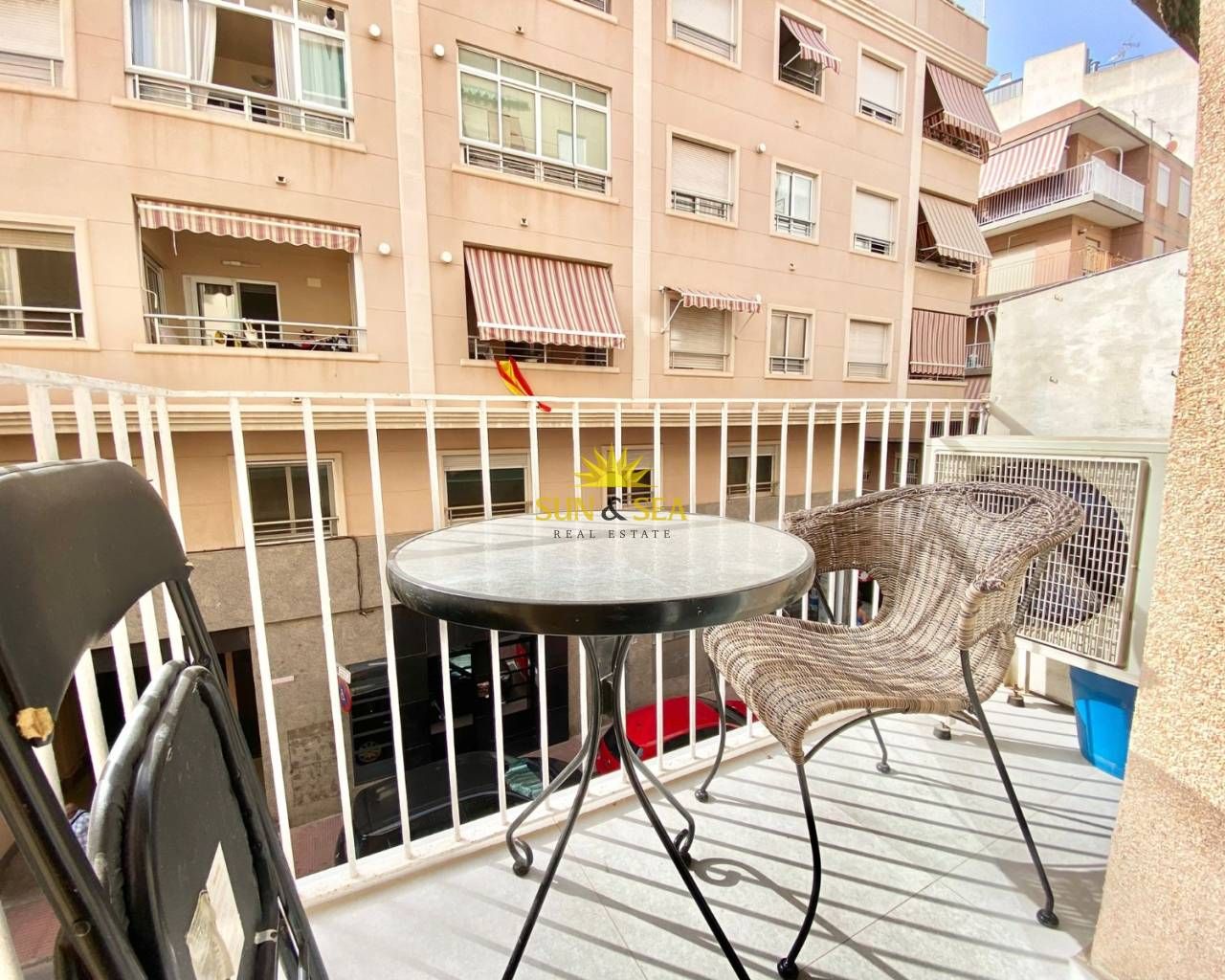 Balcony of Apartment to rent in Santa Pola  with Air Conditioner, Heating and Washing machine