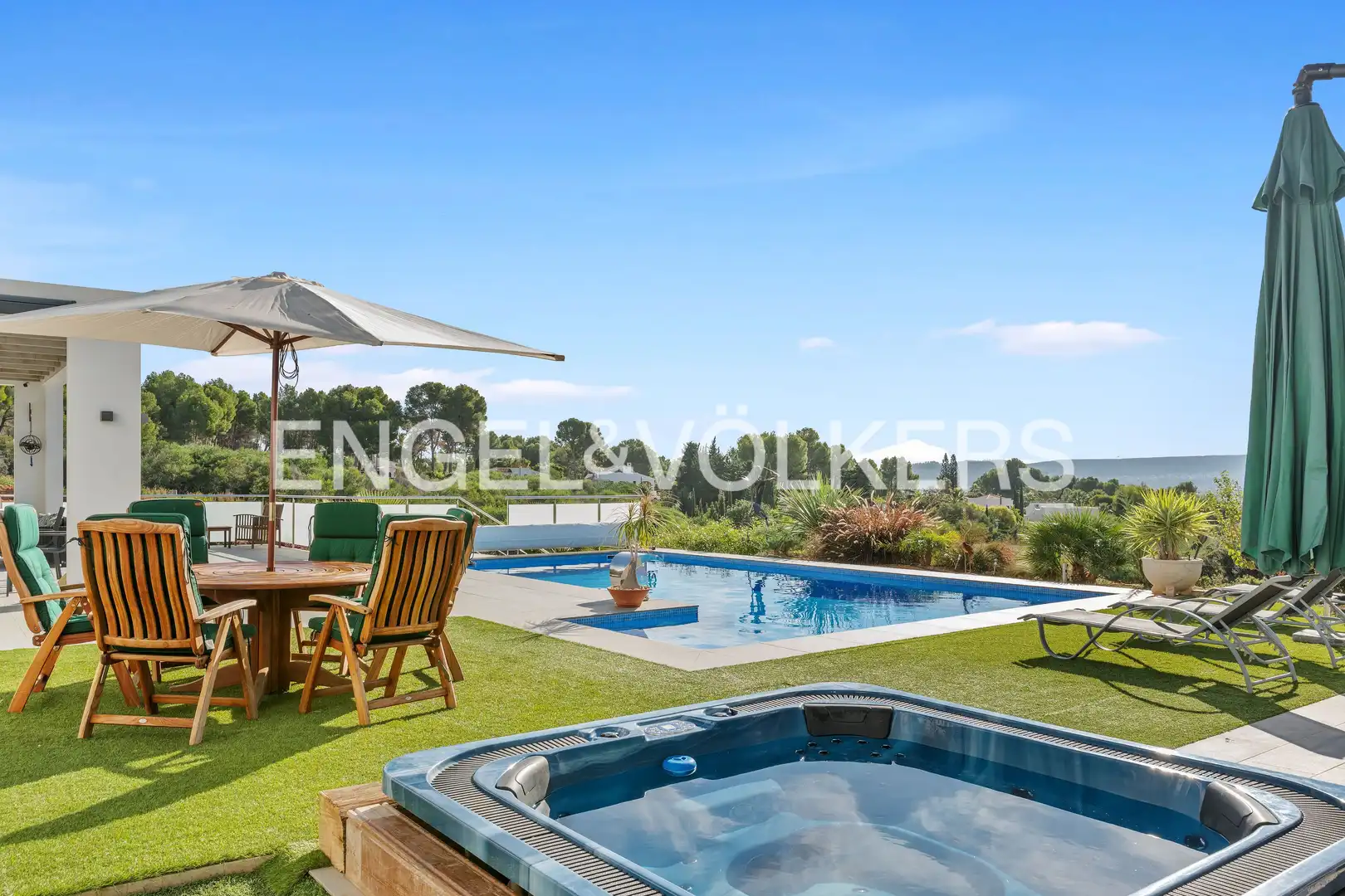 Swimming pool of Country homes for sale in Jávea / Xàbia  with Heating