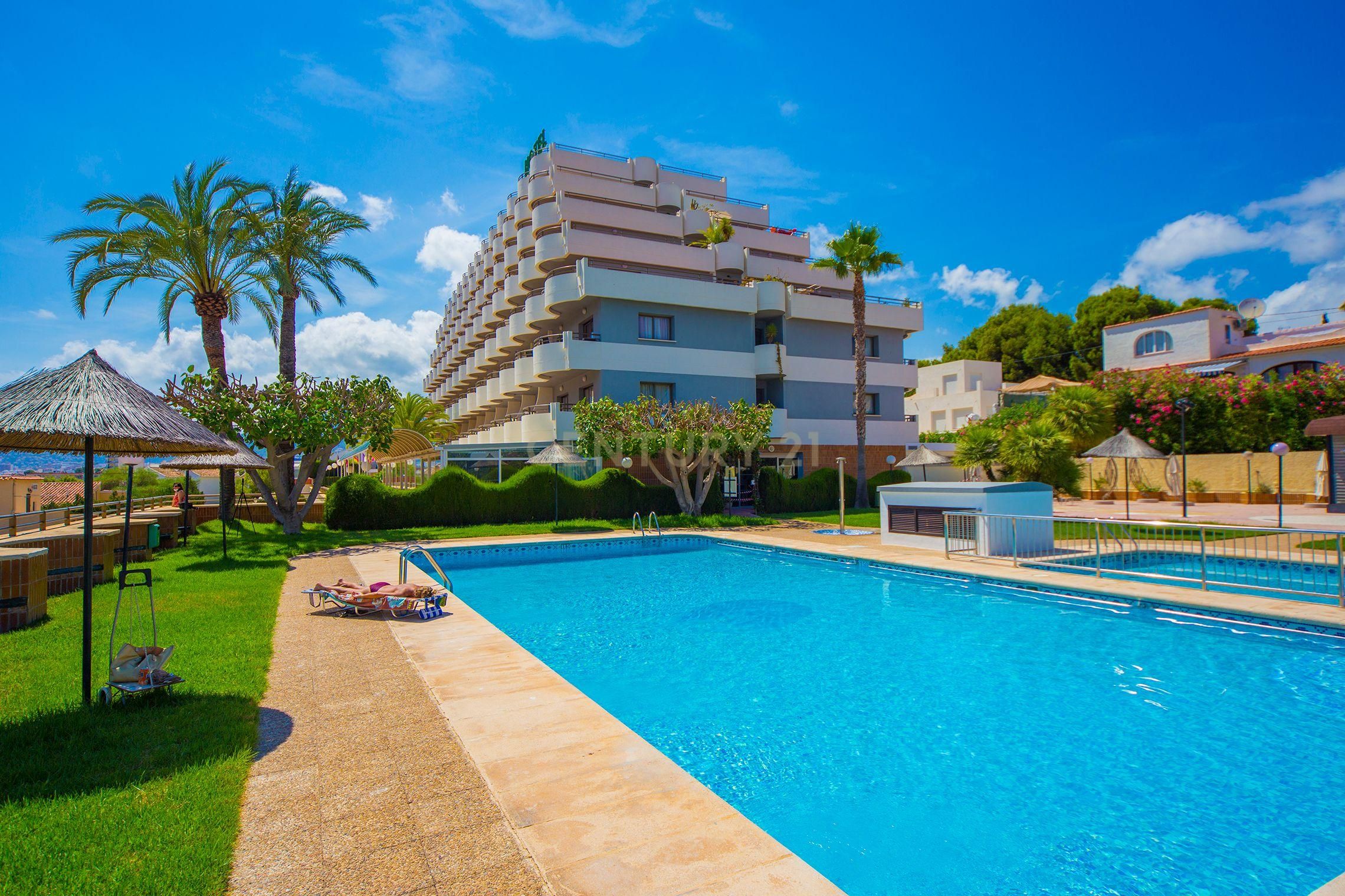Piscina de Apartamento en venta en Calpe / Calp con Aire acondicionado, Piscina y Microondas