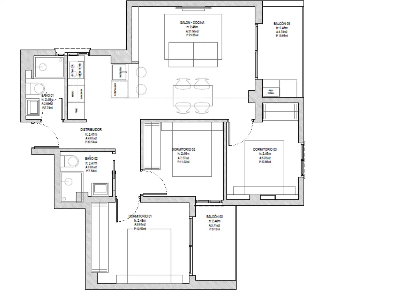 Apartament amb terrassa en venda a Este, imagen 18