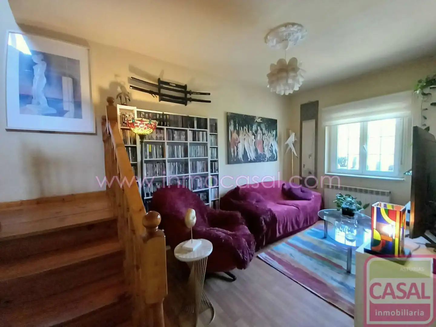 Living room of Houses for sale in Oviedo   with Heating and Storage room