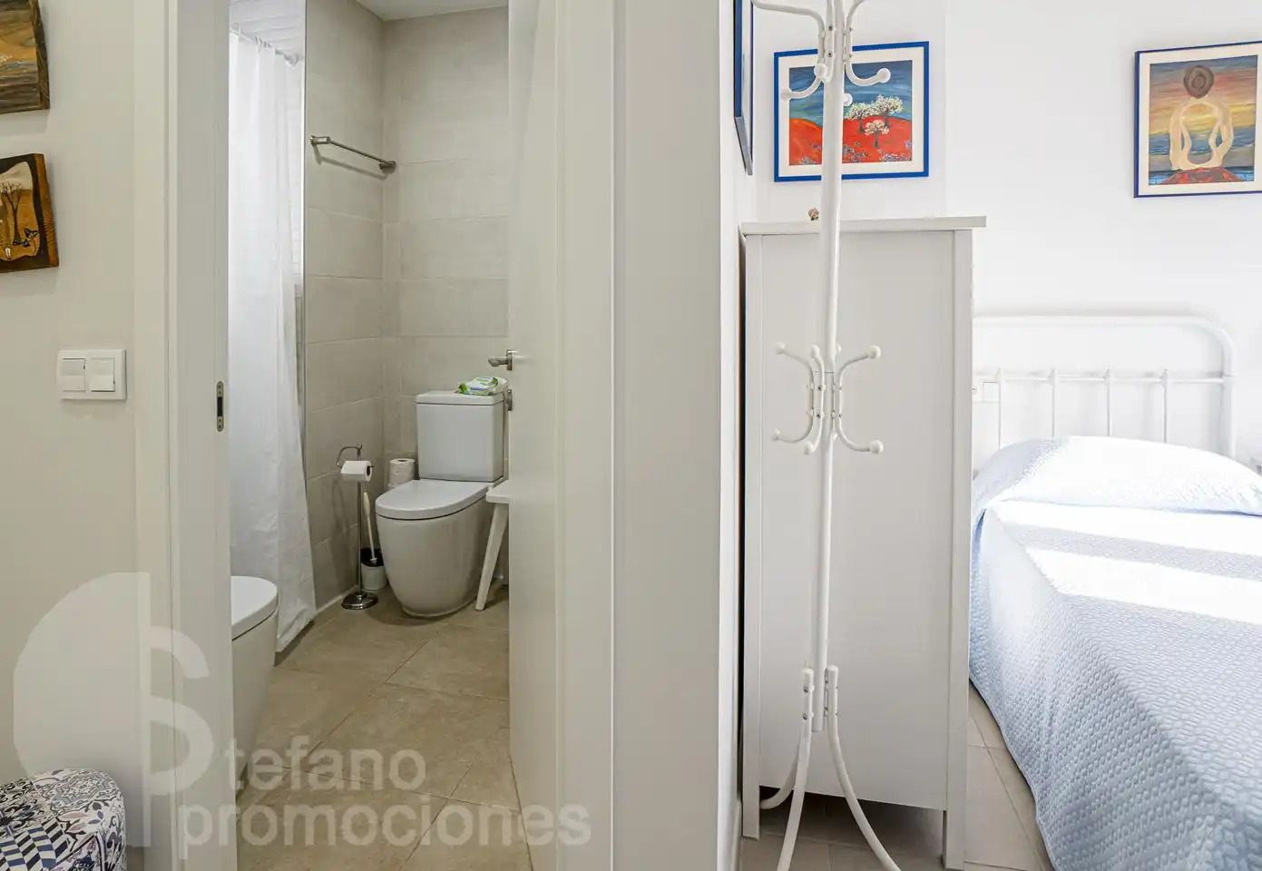 Badezimmer von Dachboden zum Verkauf in Málaga mit Klimaanlage, Terrasse und Abstellraum