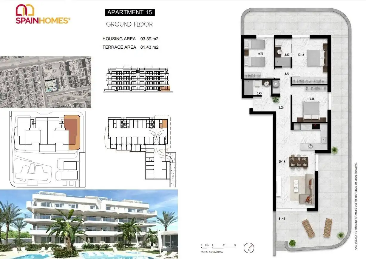 Apartament amb terrassa en venda a Orihuela Costa, imagen 49