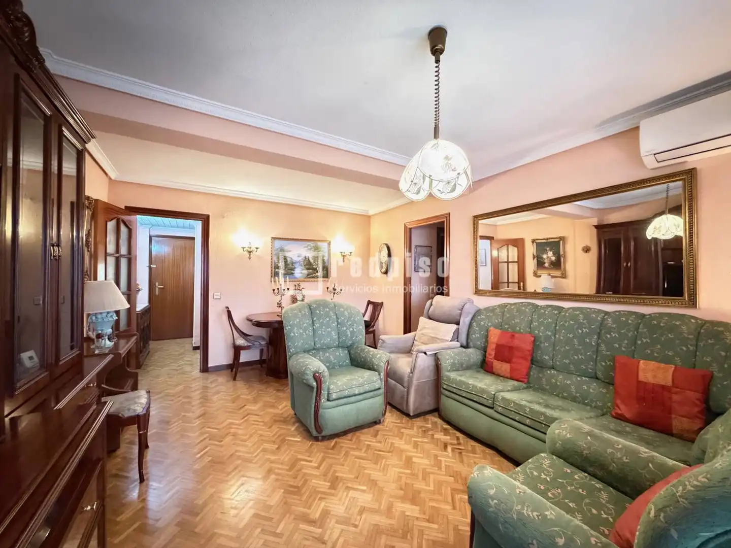 Wohnzimmer von Wohnung zum Verkauf in Leganés mit Heizung, Parkett und Terrasse