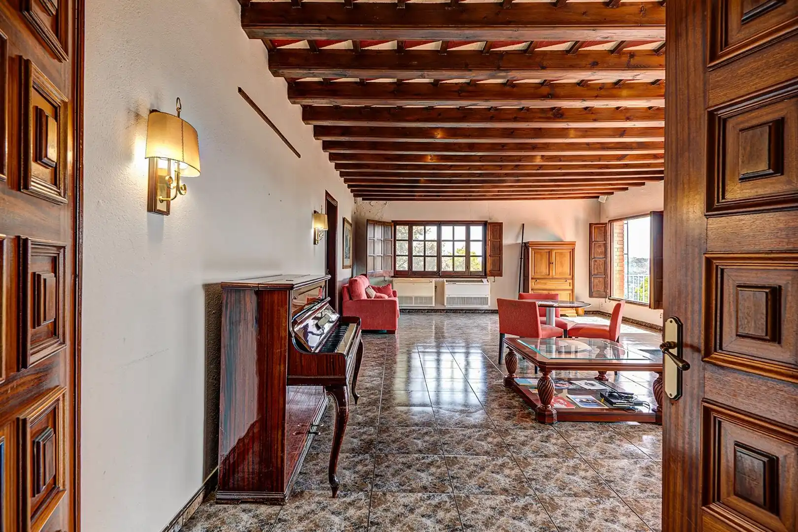 Living room of Houses for sale in Cabrera d'Anoia  with Heating, Private garden and Terrace