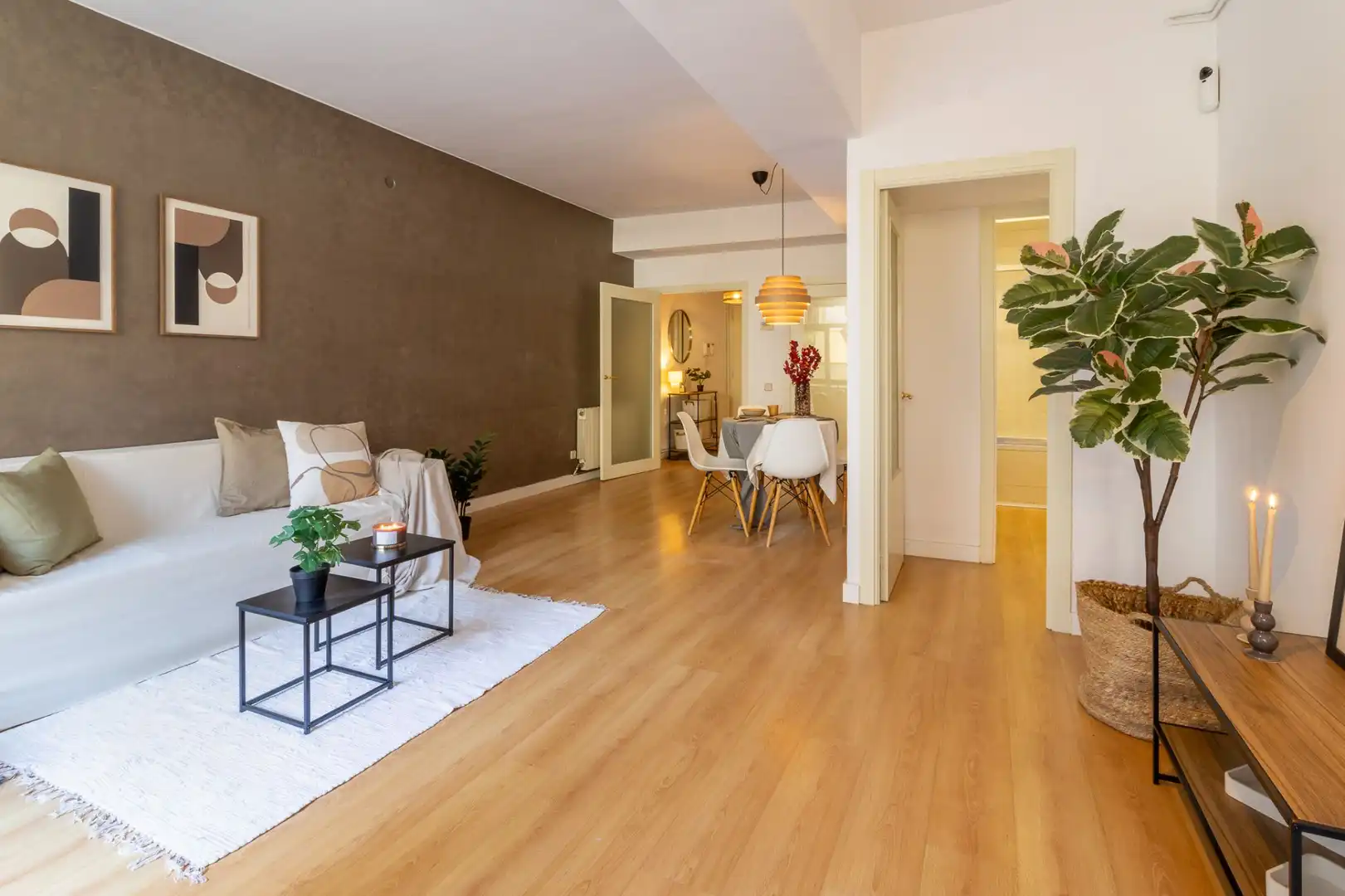 Sala d'estar de Pis en venda en Barcelona amb Aire condicionat, Calefacció i Terrassa