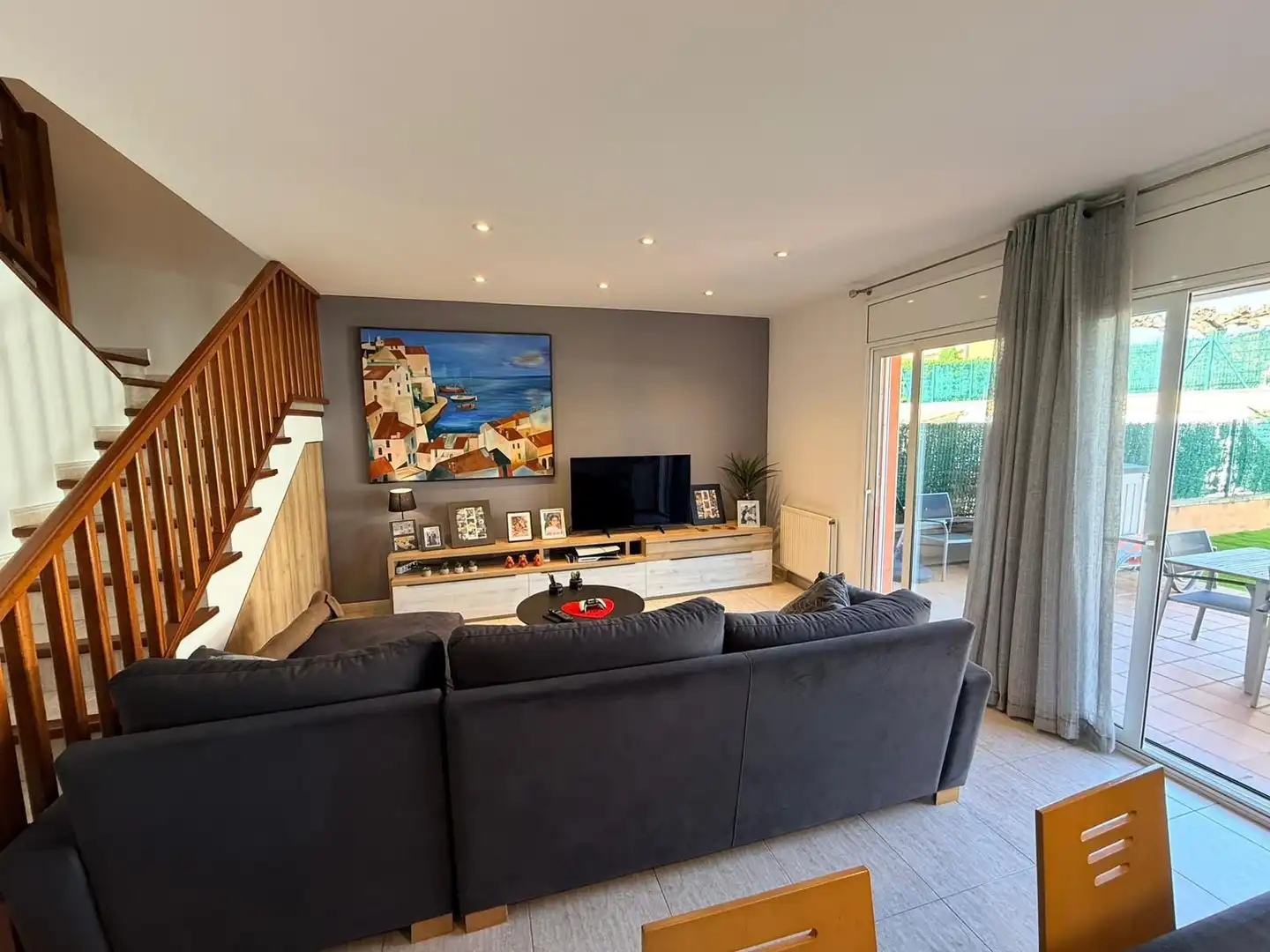 Living room of Houses for sale in El Far d'Empordà  with Air Conditioner, Heating and Private garden