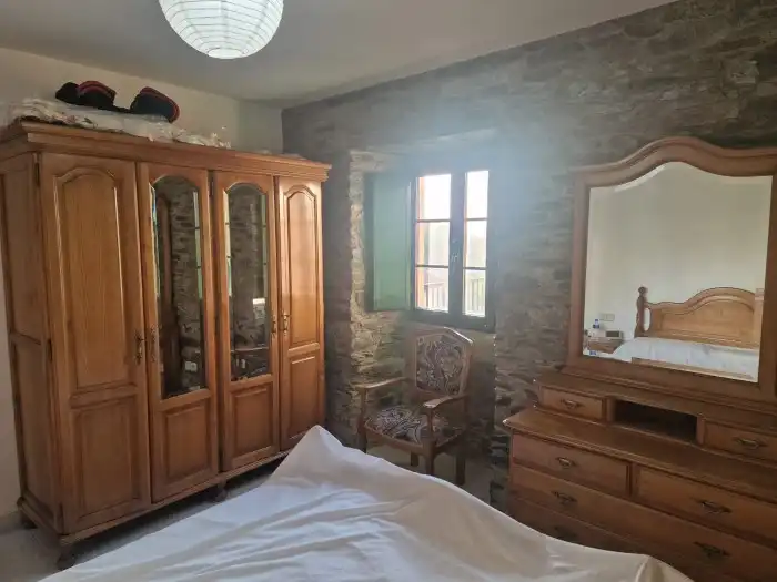 Bedroom of Houses for sale in Arzúa  with Private garden, Terrace and Furnished