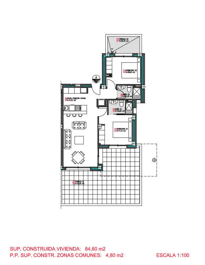 Apartament amb terrassa en venda a Nueva Torrevieja - Aguas Nuevas, imagen 18