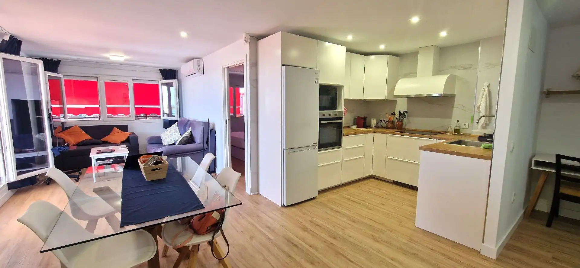 Küche von Wohnung zur Miete in El Rompido mit Klimaanlage, Terrasse und Gemeinschaftspool