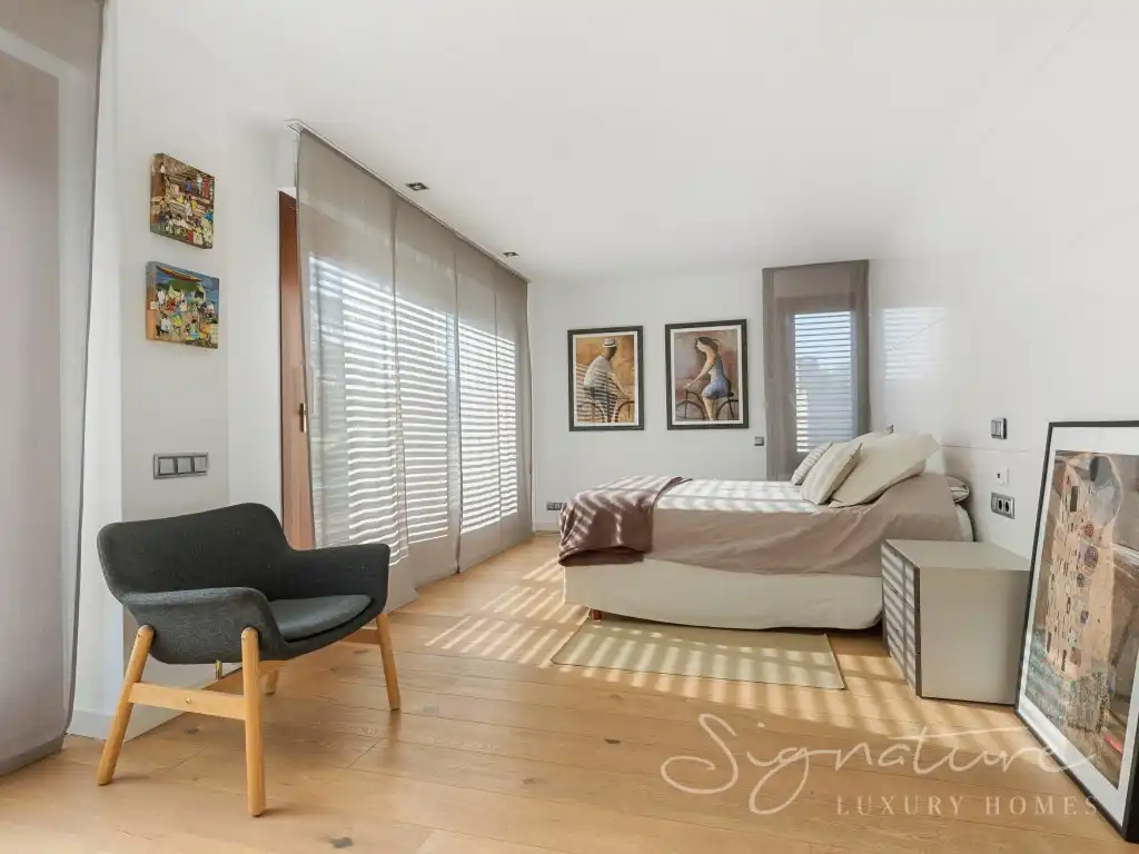Habitación de Casa o chalet en venta en Sant Cugat del Vallès con Aire acondicionado, Jardín privado y Terraza
