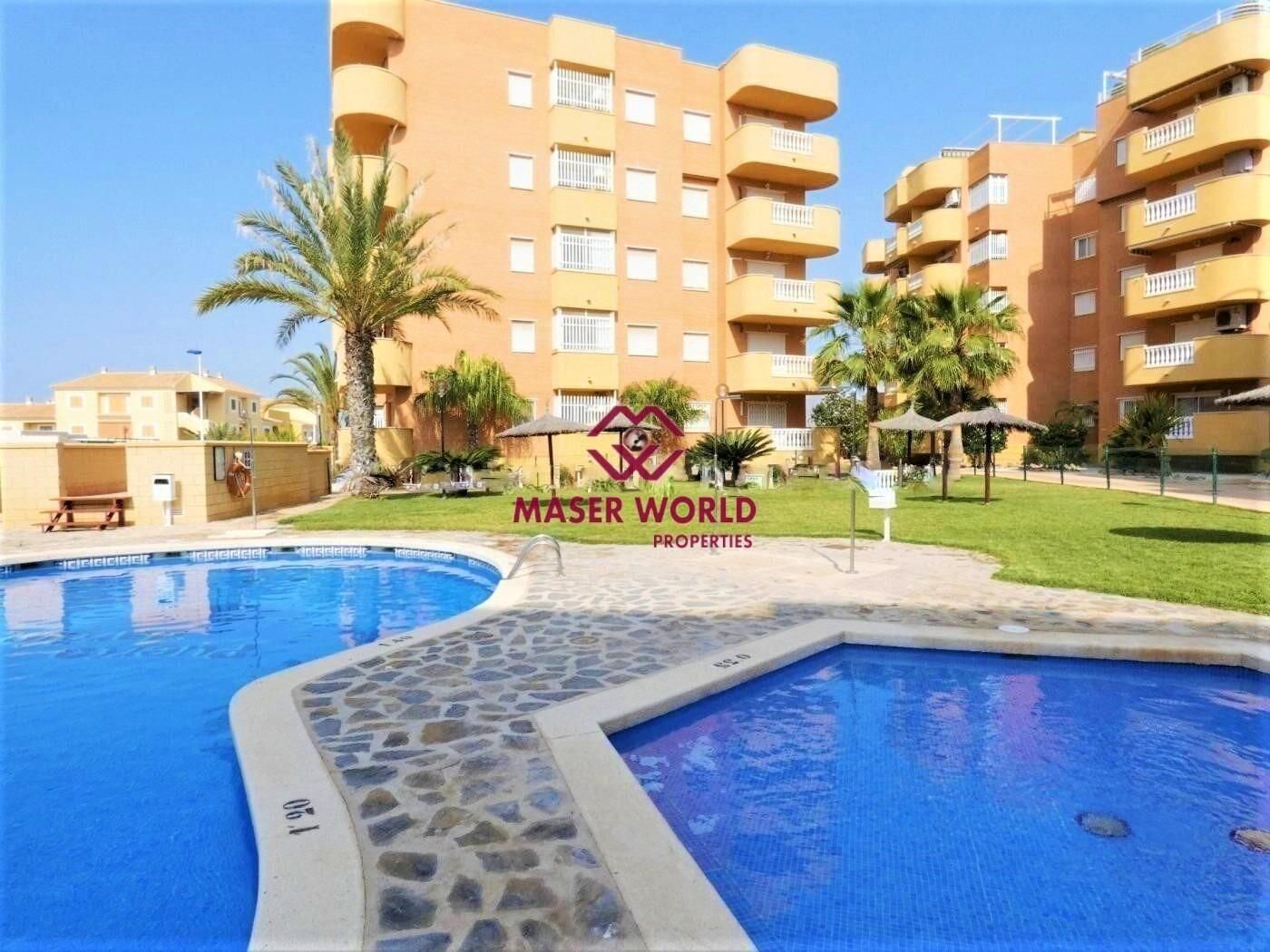 Exterior view of Flat for sale in Mazarrón  with Air Conditioner, Terrace and Furnished