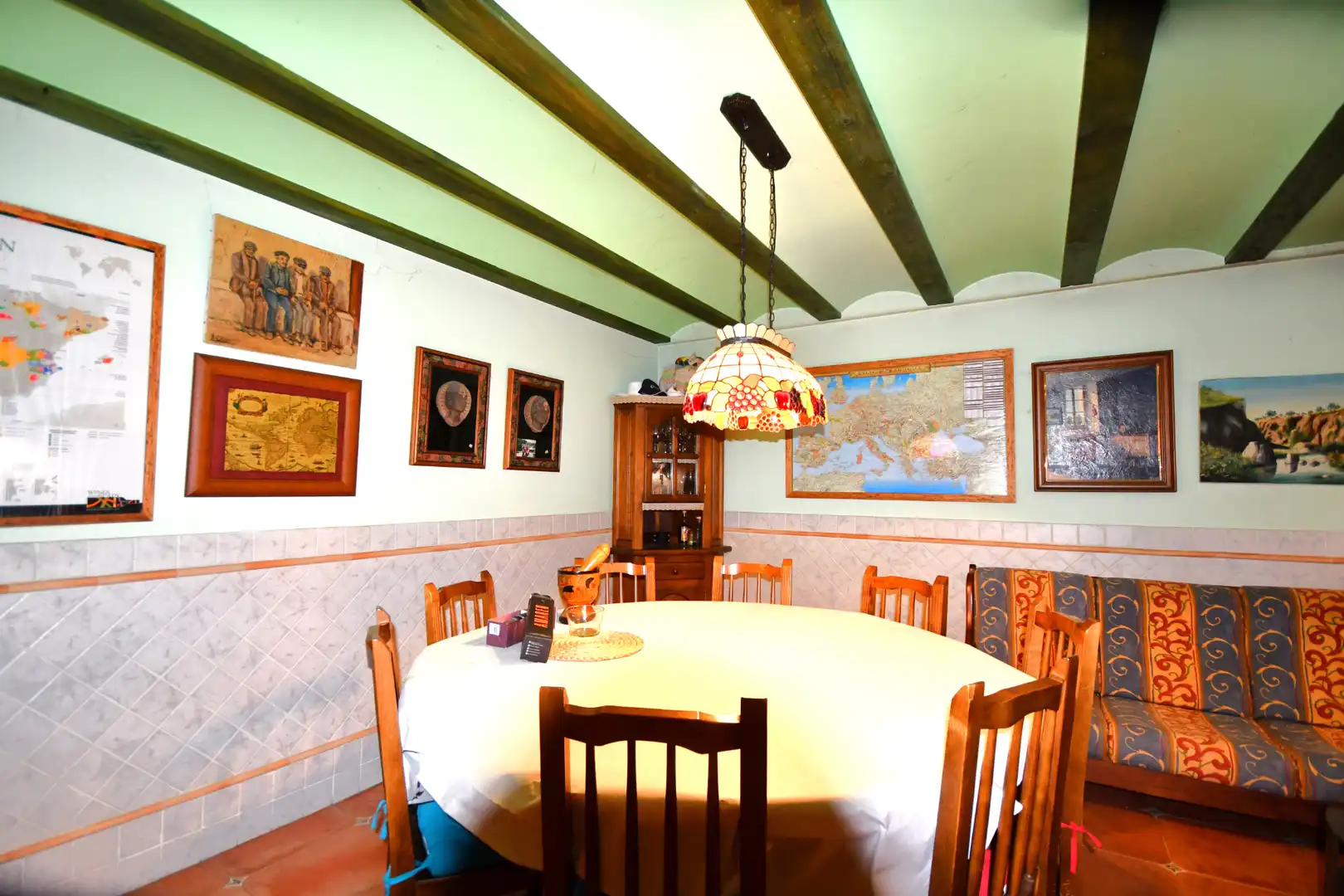Dining room of Houses for sale in Lardero  with Air Conditioner, Heating and Private garden