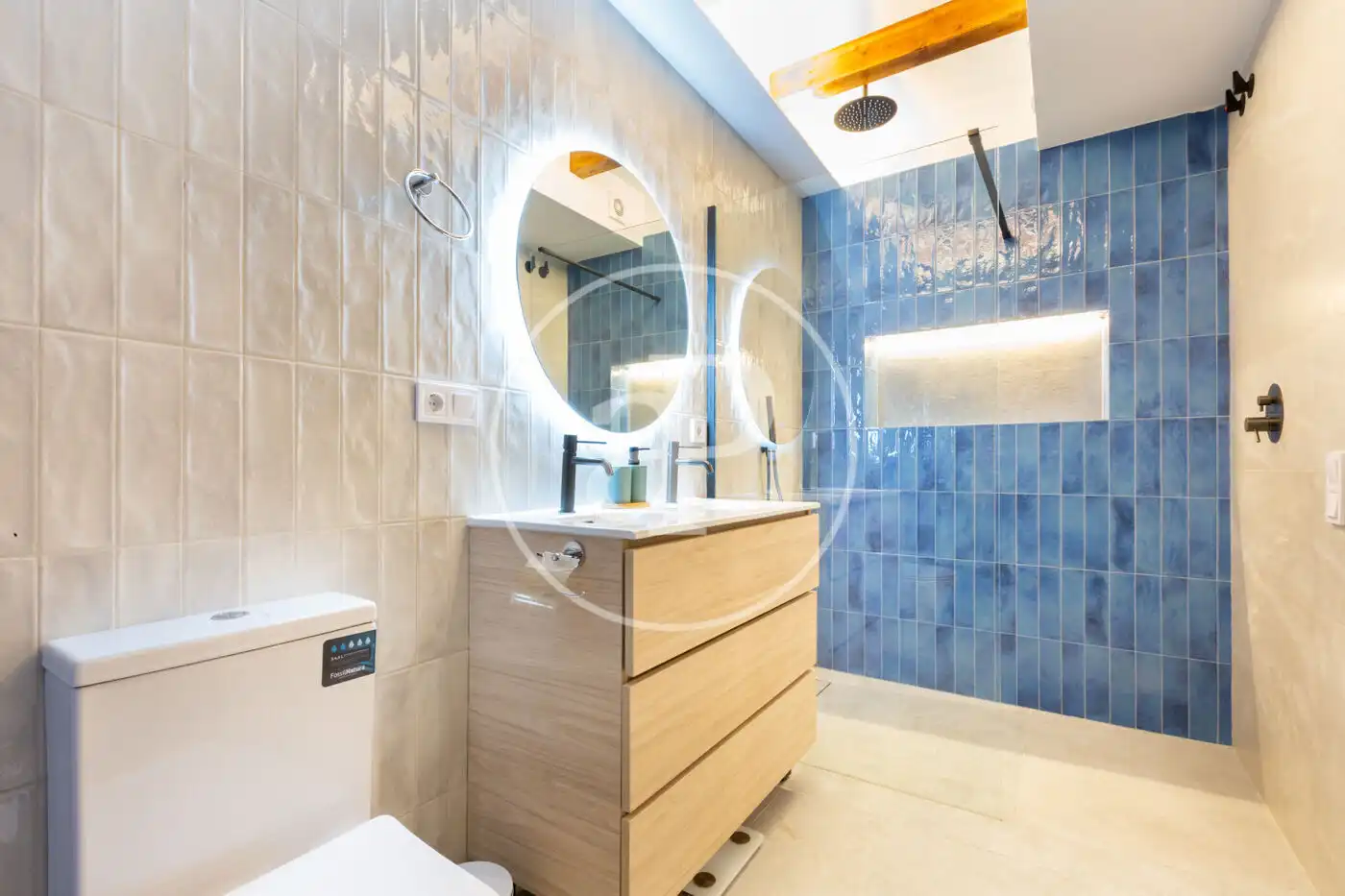 Badezimmer von Maisonette zum Verkauf in Valencia mit Klimaanlage, Heizung und Privatgarten