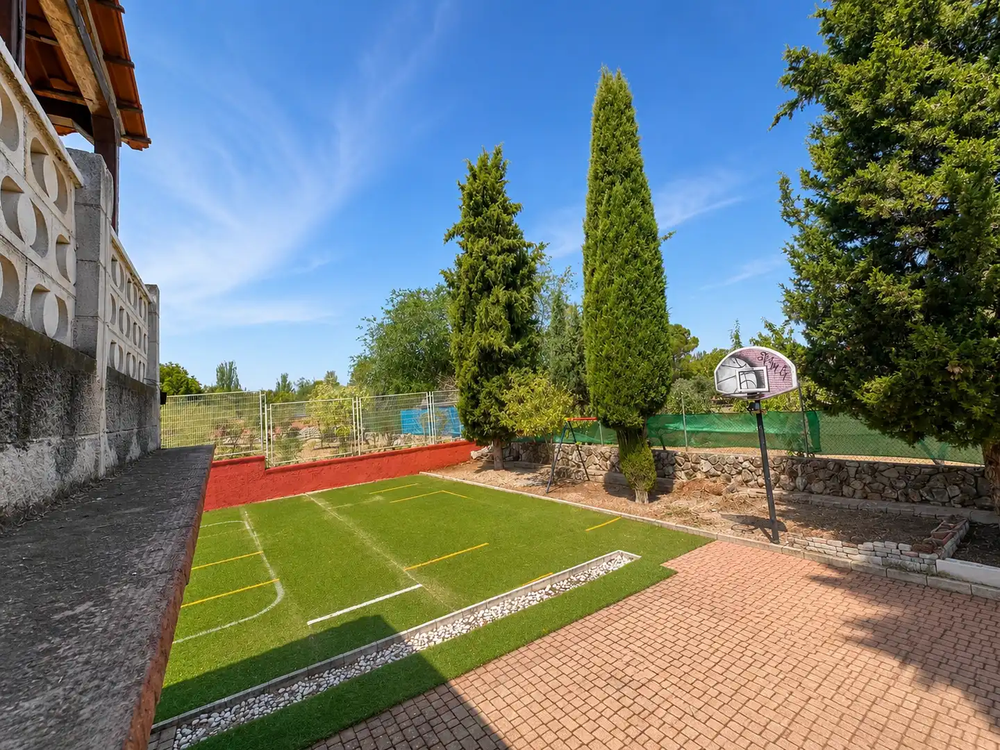 Jardín de Casa o chalet en venta en Nuevo Baztán con Aire acondicionado, Calefacción y Jardín privado