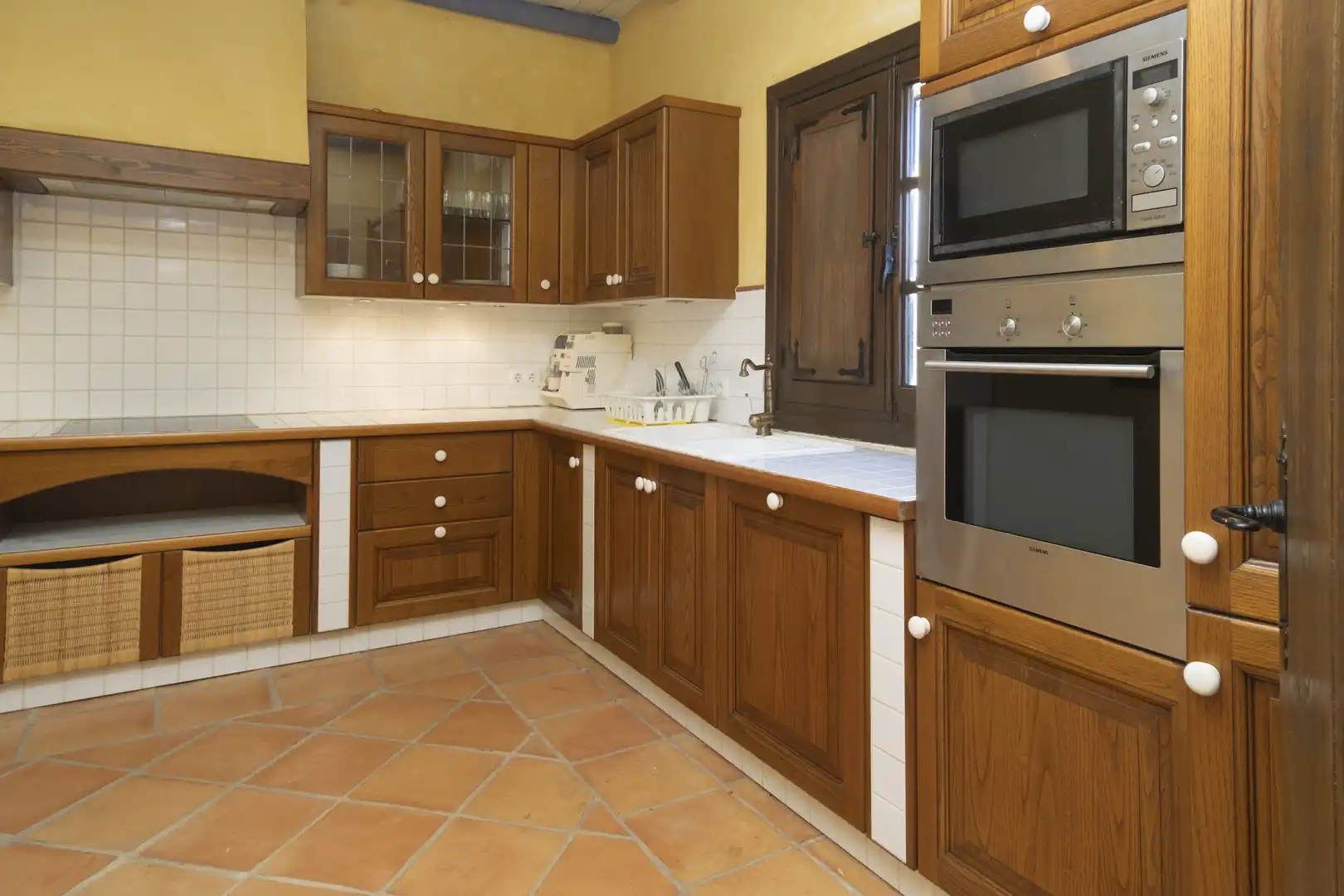 Cuina de Finca rústica en venda en San Martín del Tesorillo amb Aire condicionat, Jardí privat i Terrassa