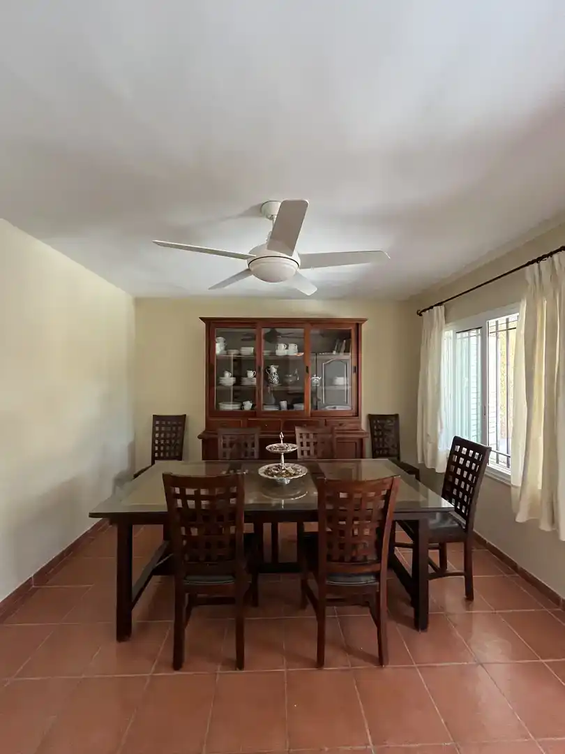 Comedor de Casa o chalet de alquiler en Mazarrón con Aire acondicionado, Jardín privado y Trastero