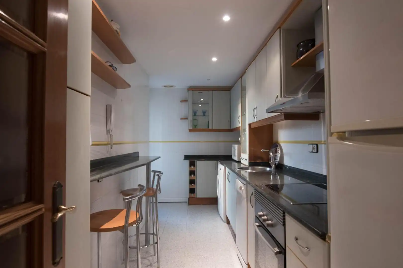 Küche von Wohnung zur Miete in Murcia mit Heizung, Parkett und Terrasse