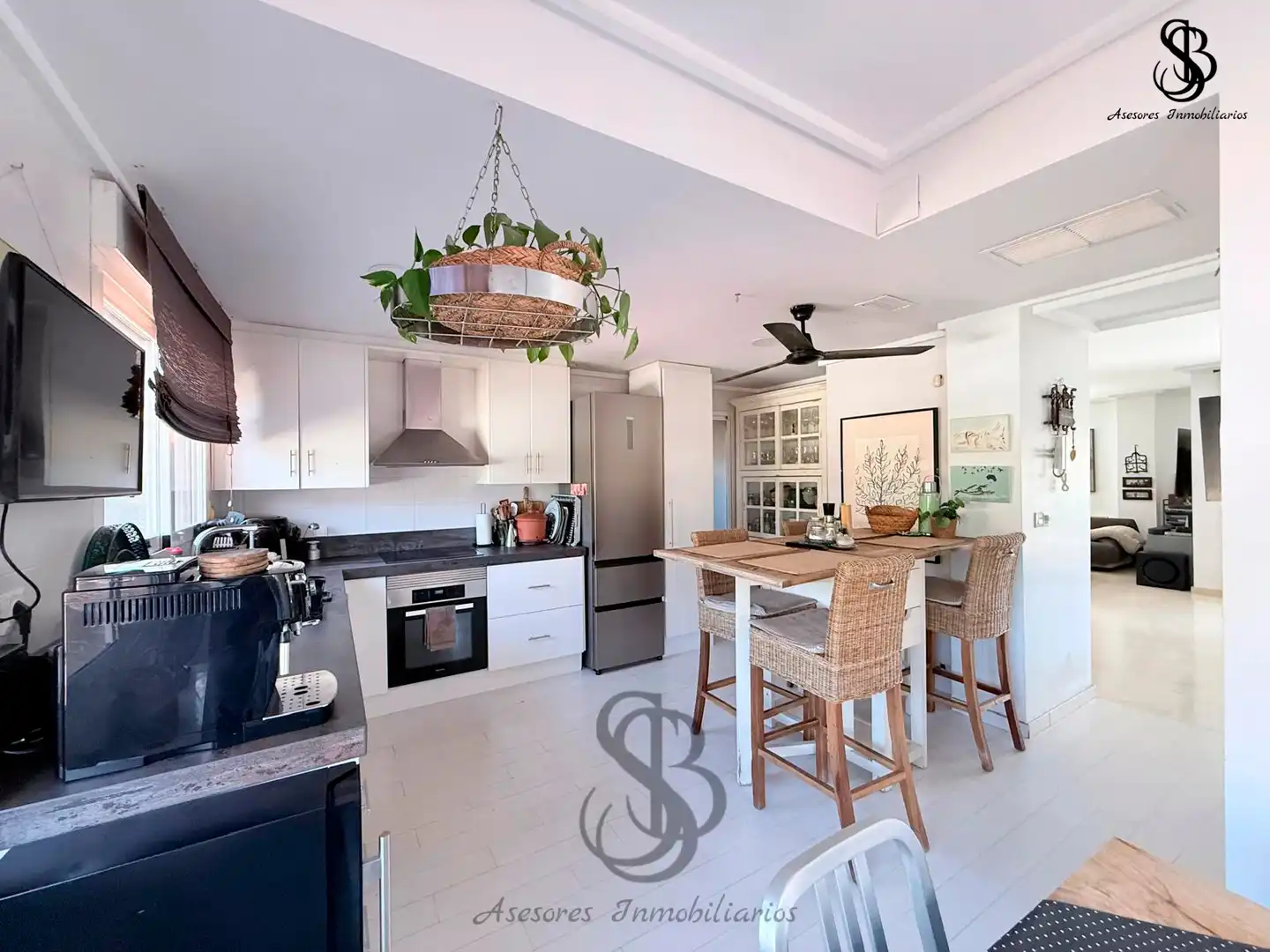 Cocina de Casa adosada en venta en Mutxamel con Aire acondicionado, Calefacción y Jardín privado