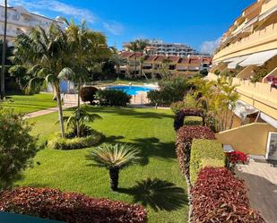 Jardí de Apartament de lloguer en Puerto de la Cruz amb Terrassa, Moblat i Piscina comunitària