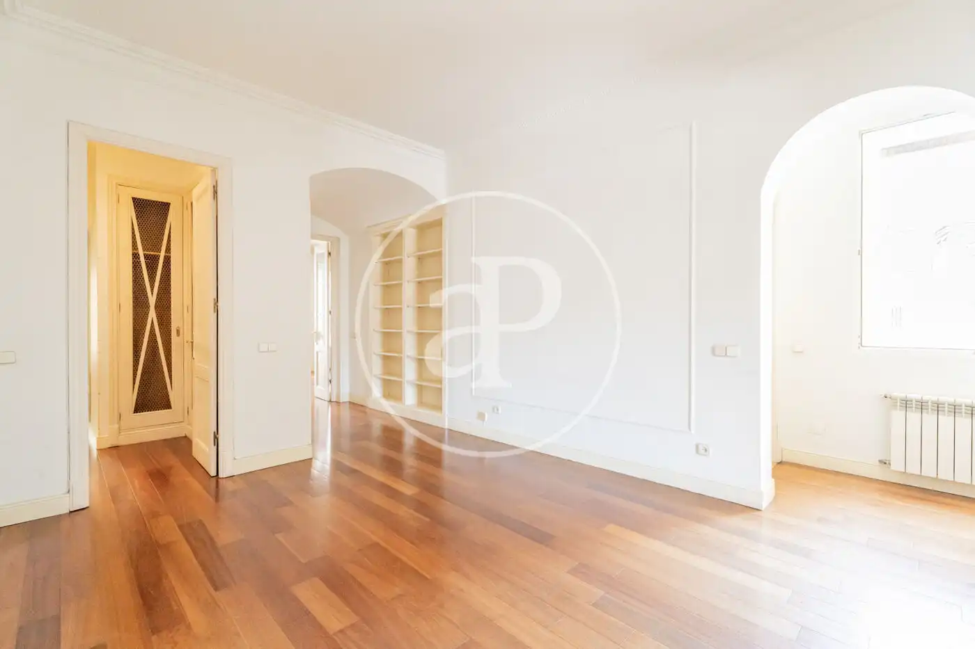 Living room of Flat for rent in Madrid  with Heating, Storage room and Balcony