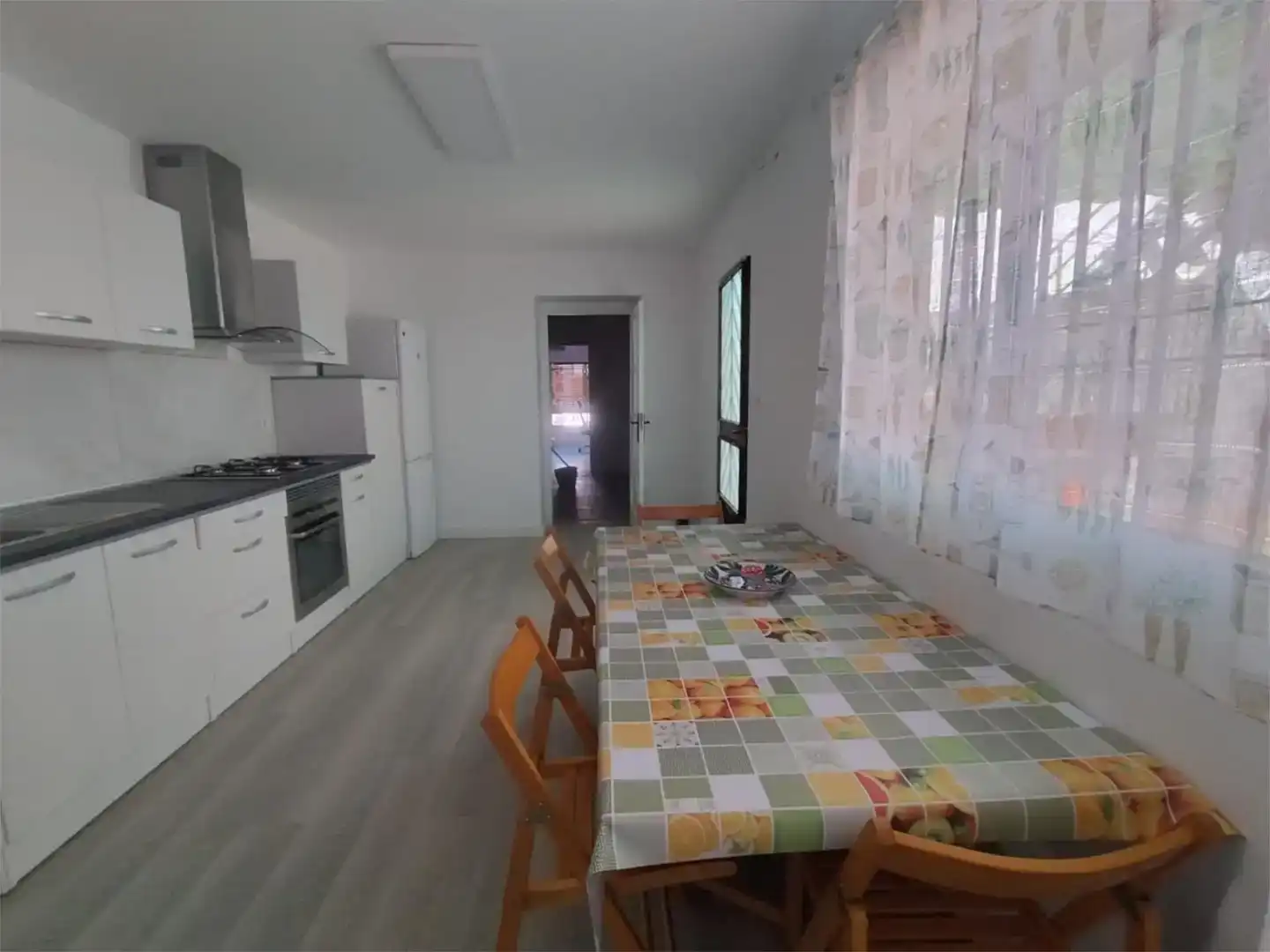Cuina de Casa adosada de lloguer en Murcia amb Parquet, Moblat i Forn
