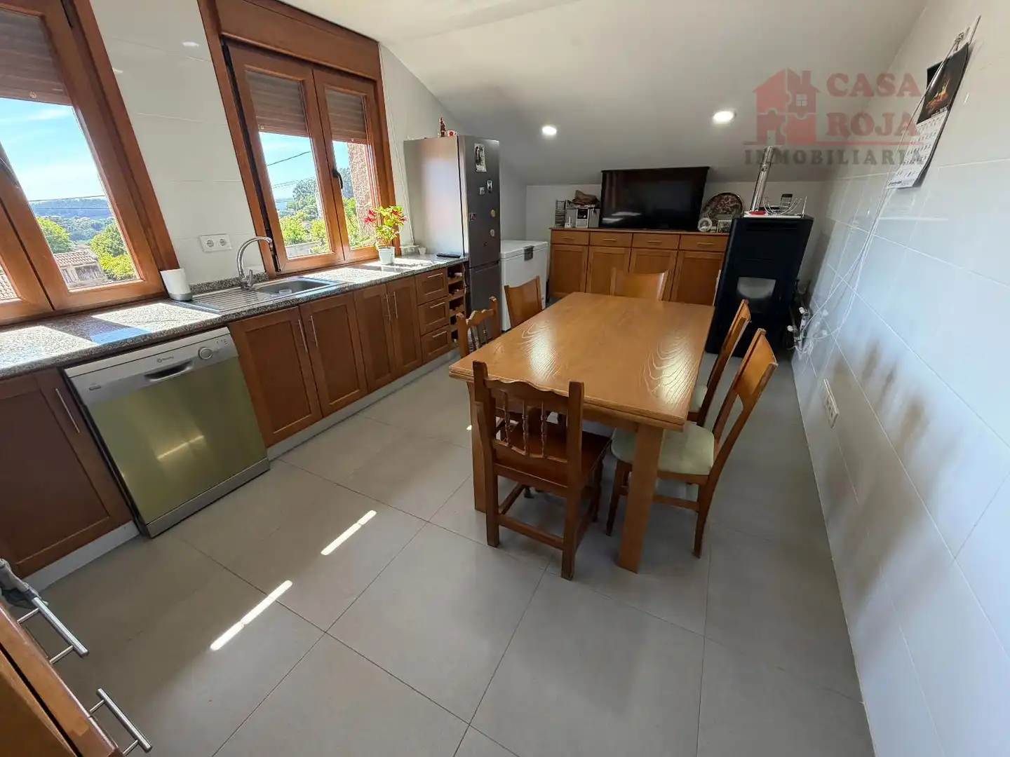 Cocina de Casa o chalet en venta en Marín con Calefacción, Trastero y Amueblado