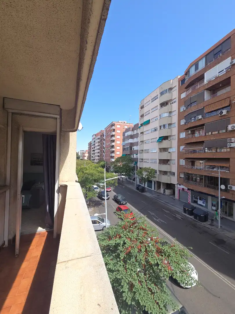 Exterior view of Flat for rent in Badajoz  with Air Conditioner, Terrace and Furnished