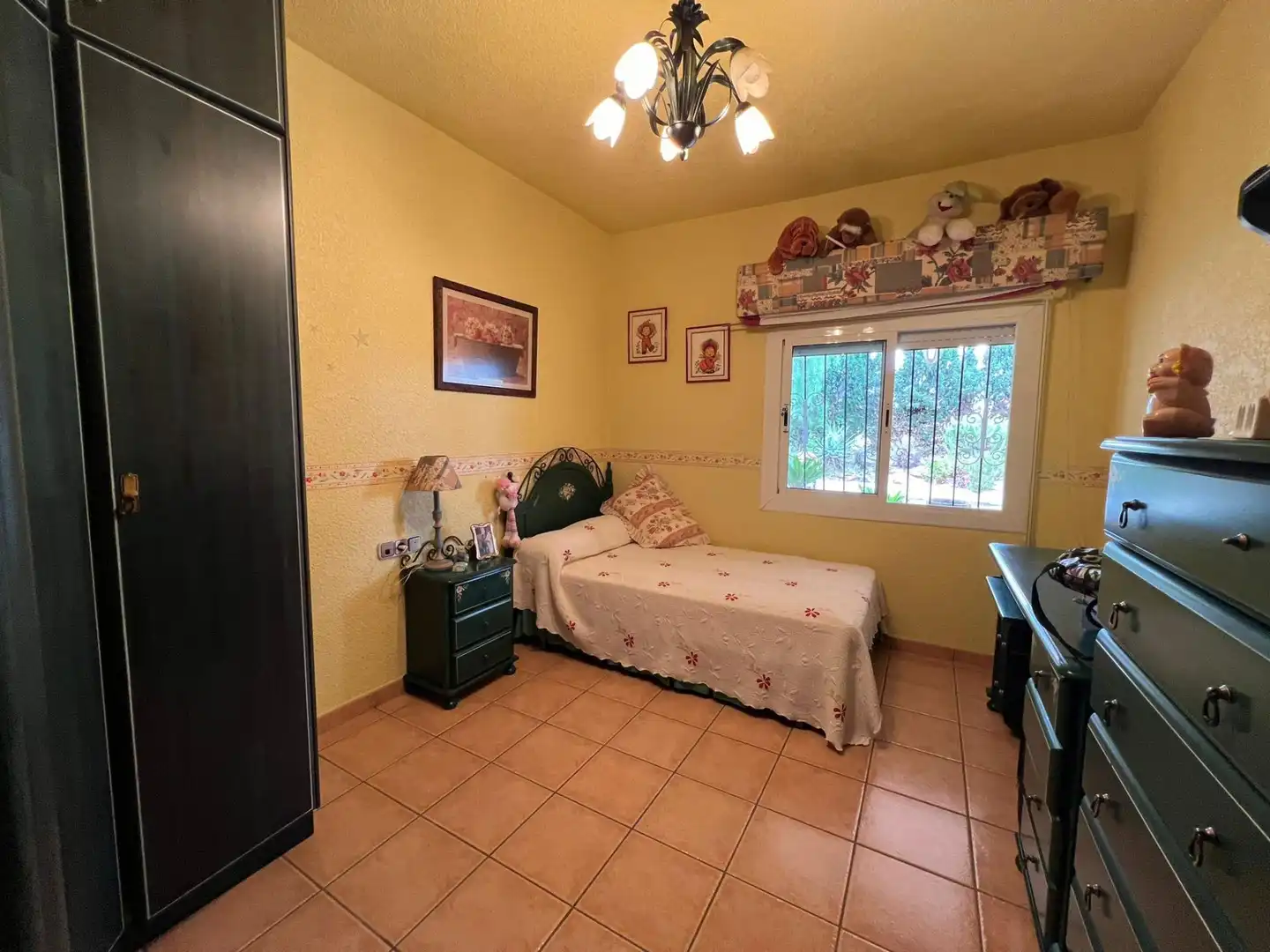 Dormitori de Casa o xalet en venda en Elche / Elx amb Jardí privat, Terrassa i Piscina