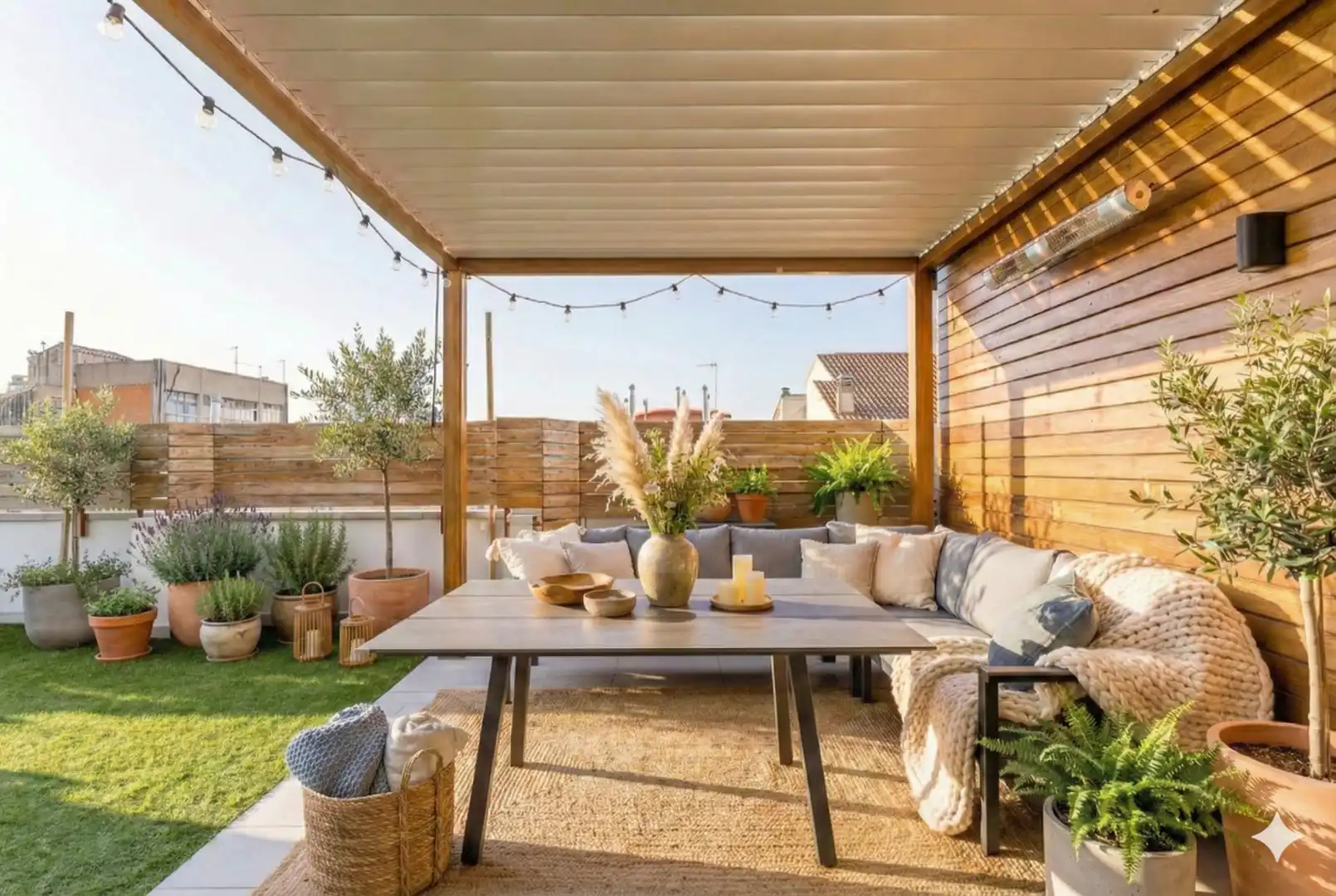Terraza de Ático en venta en Barcelona con Aire acondicionado, Calefacción y Jardín privado