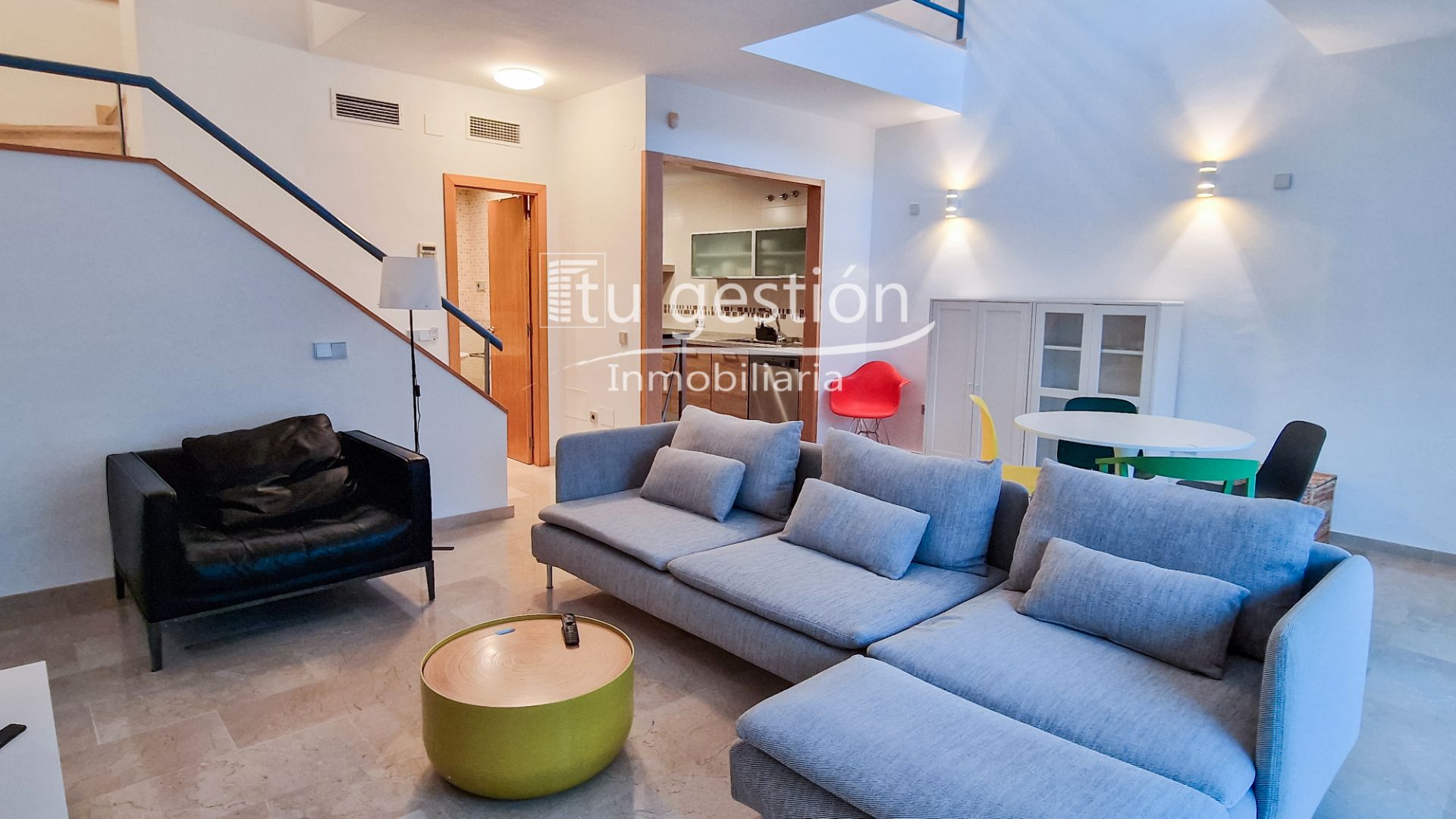 Living room of Single-family semi-detached to rent in Málaga Capital  with Air Conditioner, Terrace and Alarm