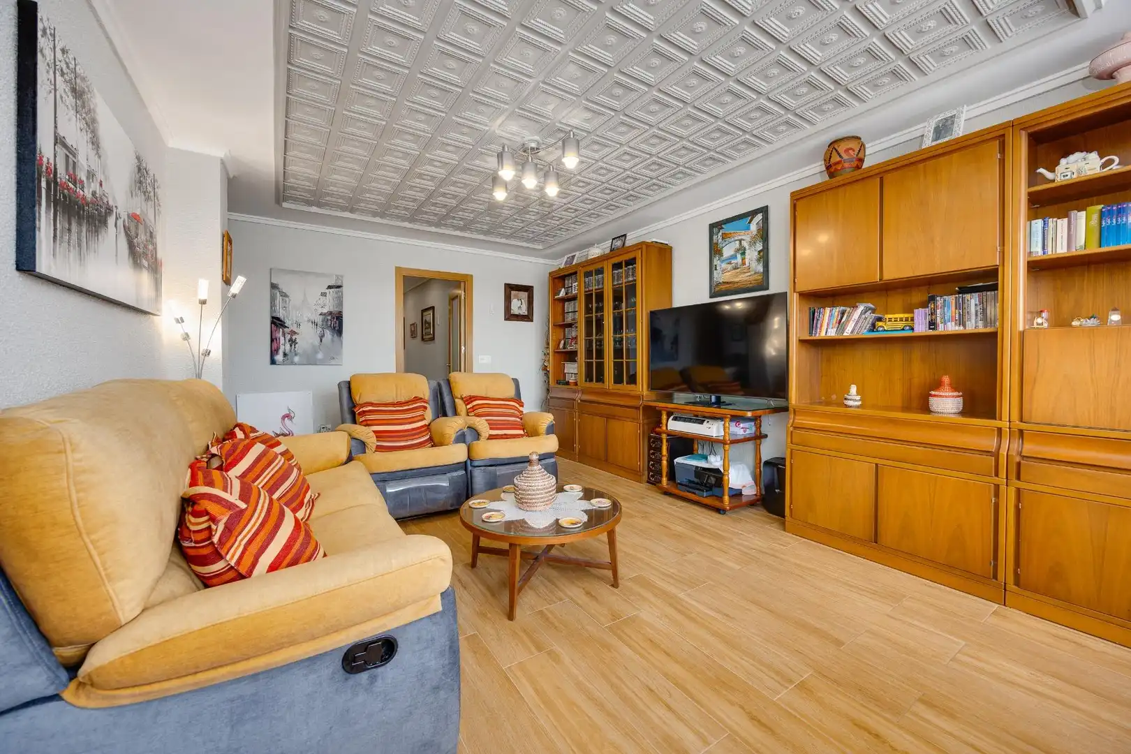 Living room of Apartments for sale in Torrevieja  with Heating, Terrace and Furnished
