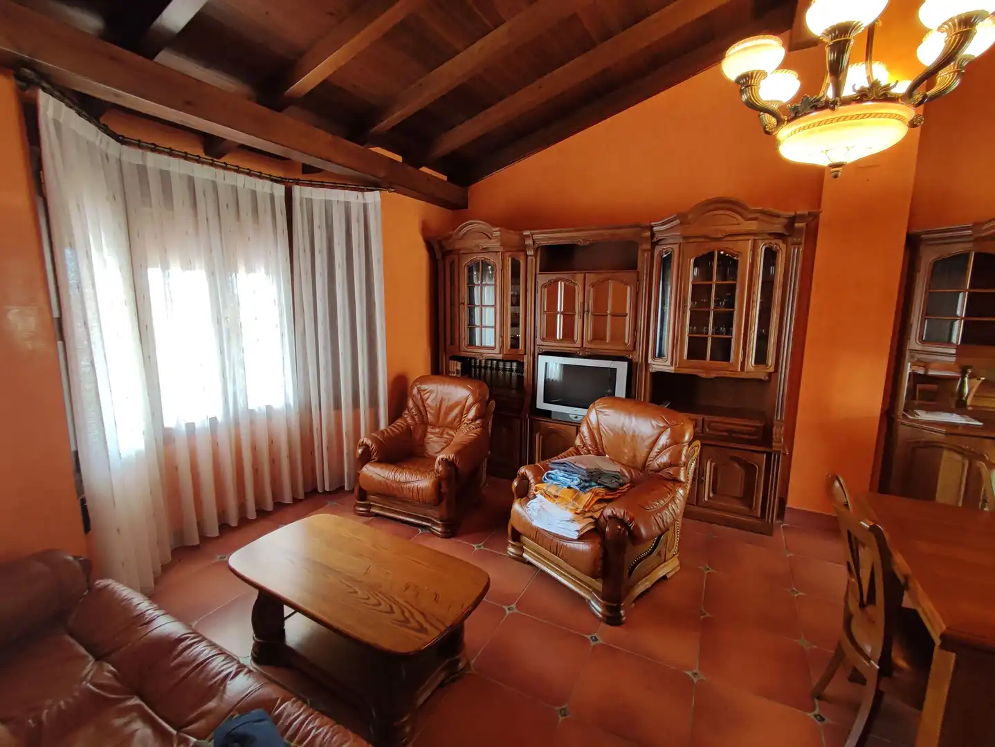 Sala de estar de Casa o chalet en venta en Villalobón con Calefacción, Jardín privado y Terraza