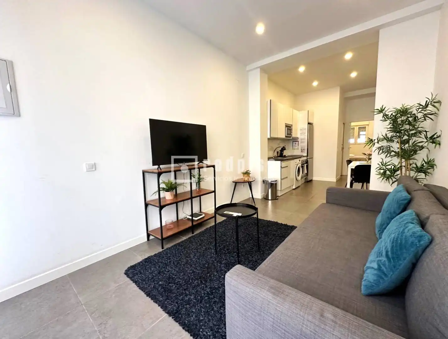 Living room of Flat for sale in Madrid  with Air Conditioner, Heating and Furnished