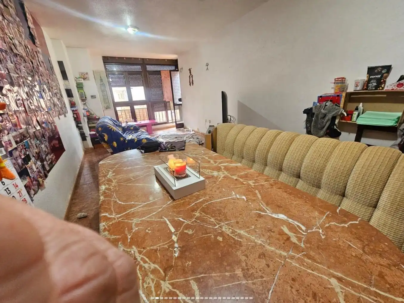 Sala de estar de Piso en venta en Águilas con Calefacción, Amueblado y Balcón