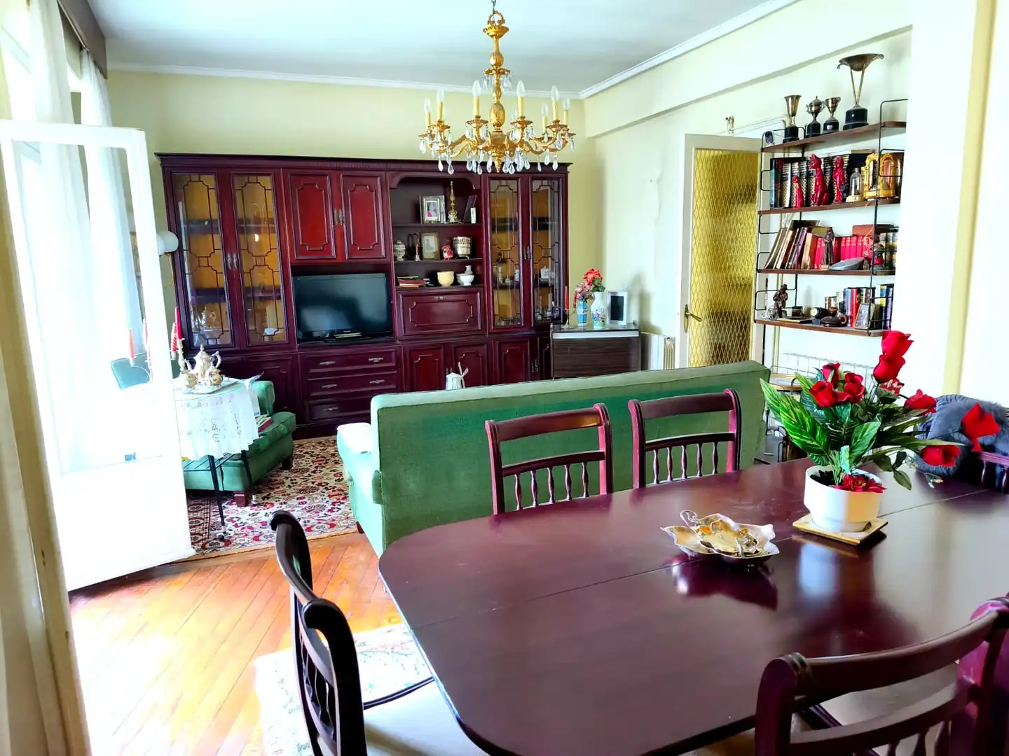 Sala de estar de Piso en venta en Getxo  con Amueblado y Balcón