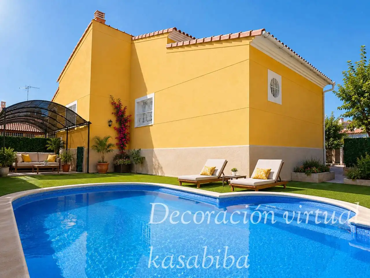 Swimming pool of Houses for sale in Godelleta  with Private garden, Terrace and Swimming Pool