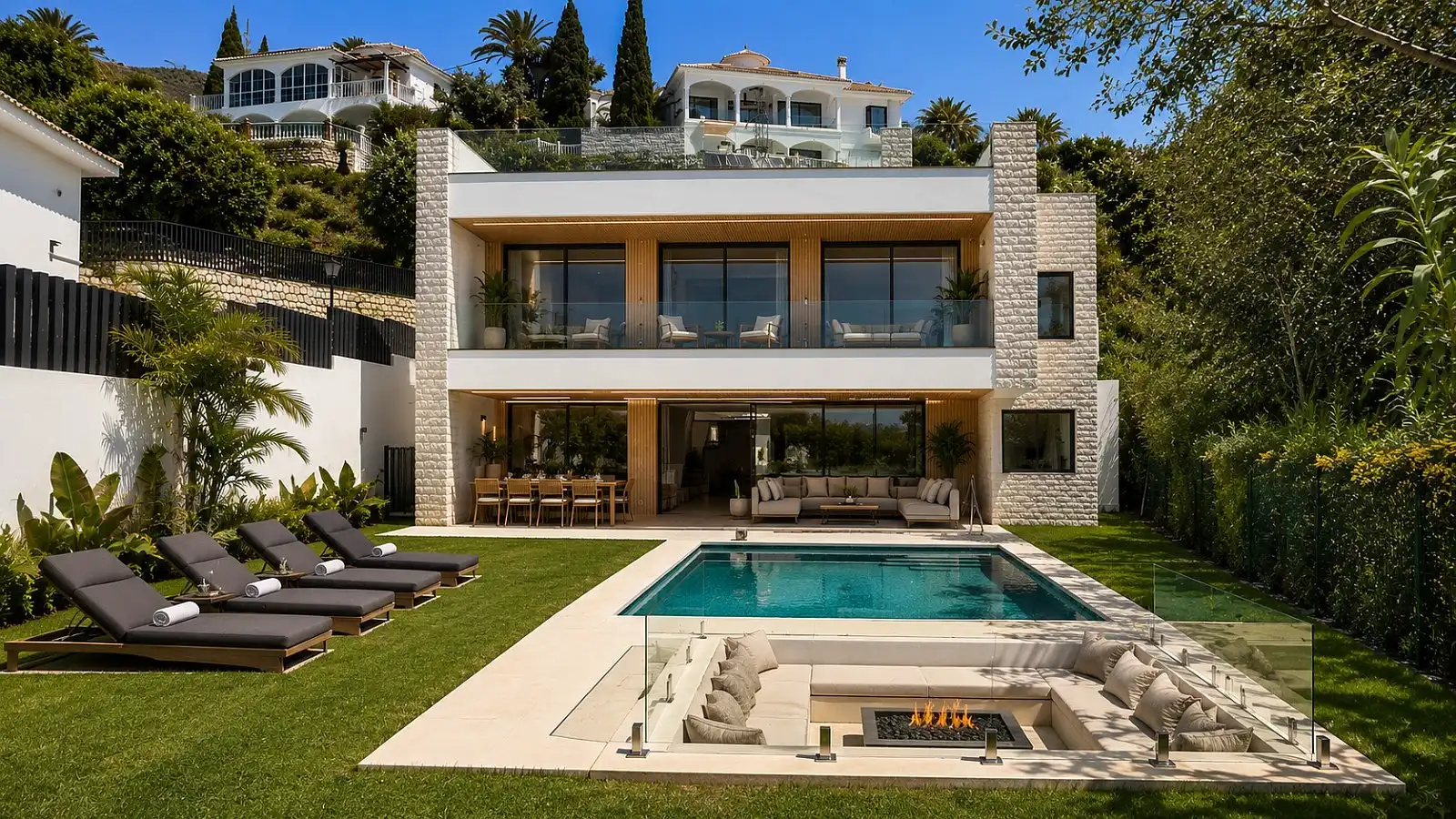 Terrassa de Casa o xalet en venda en Benalmádena amb Aire condicionat, Jardí privat i Terrassa