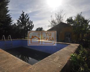 Swimming pool of Country house for sale in Puebla de Obando  with Heating, Private garden and Terrace