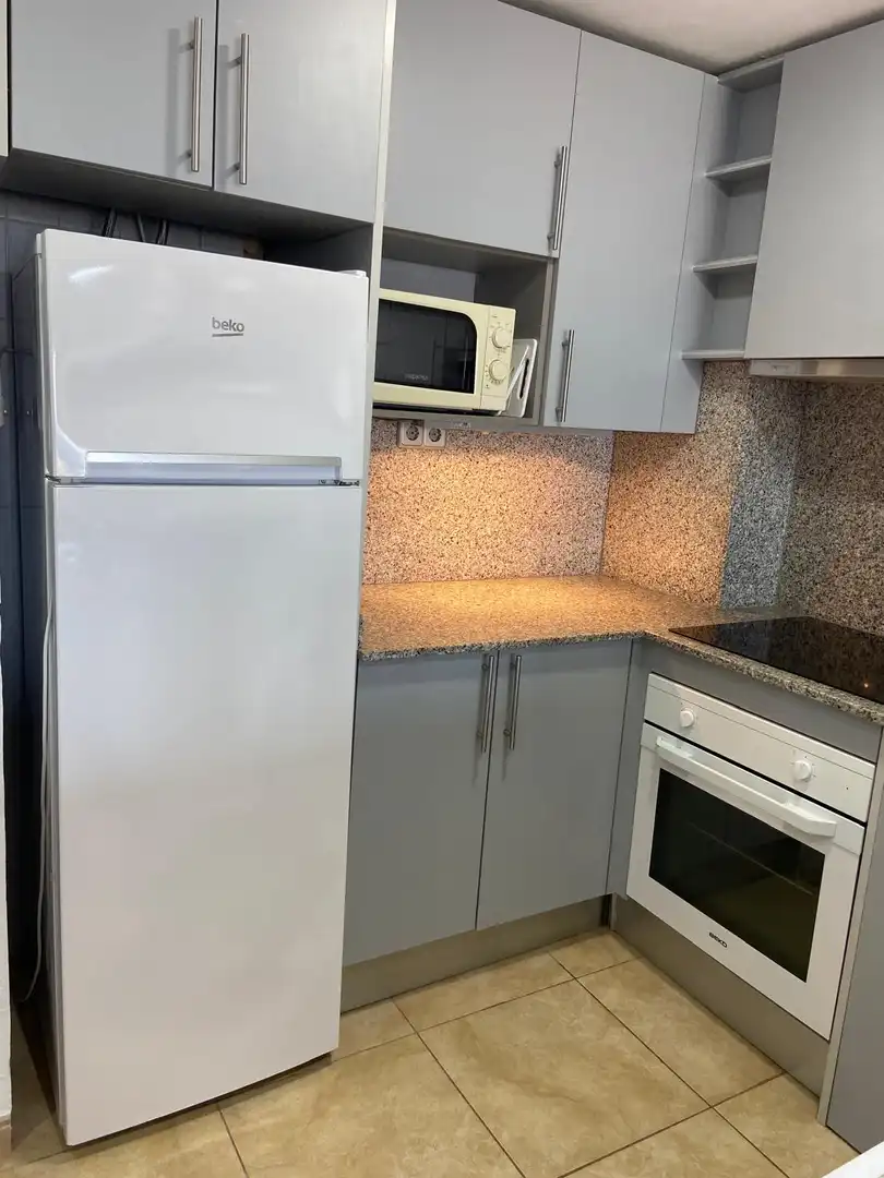Cocina de Apartamento de alquiler en L'Escala