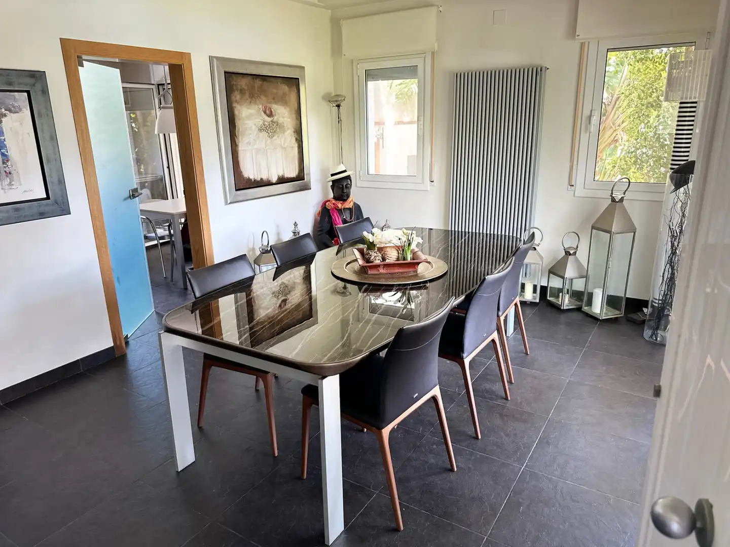 Comedor de Casa o chalet de alquiler en Mont-roig del Camp con Aire acondicionado, Jardín privado y Parquet
