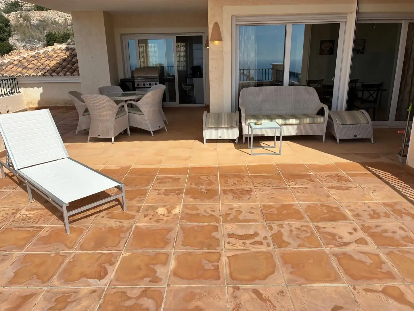 Terrasse von Dachboden zum Verkauf in Altea mit Klimaanlage, Heizung und Möbliert