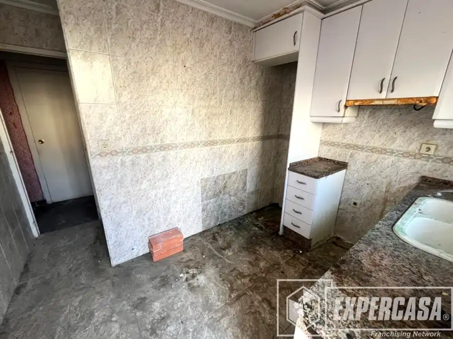 Cocina de Piso en venta en Valencia con Terraza