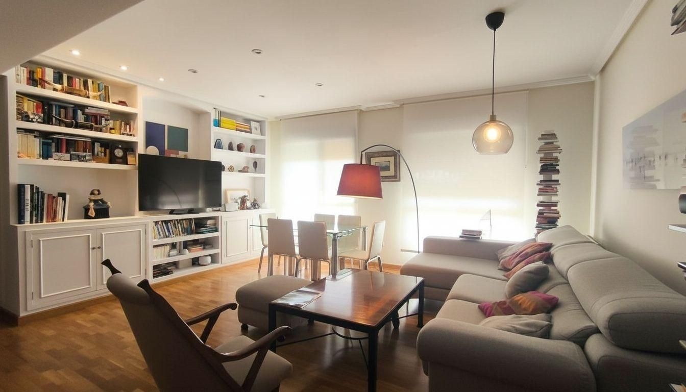 Sala d'estar de Pis en venda en  Murcia Capital amb Aire condicionat, Calefacció i Parquet