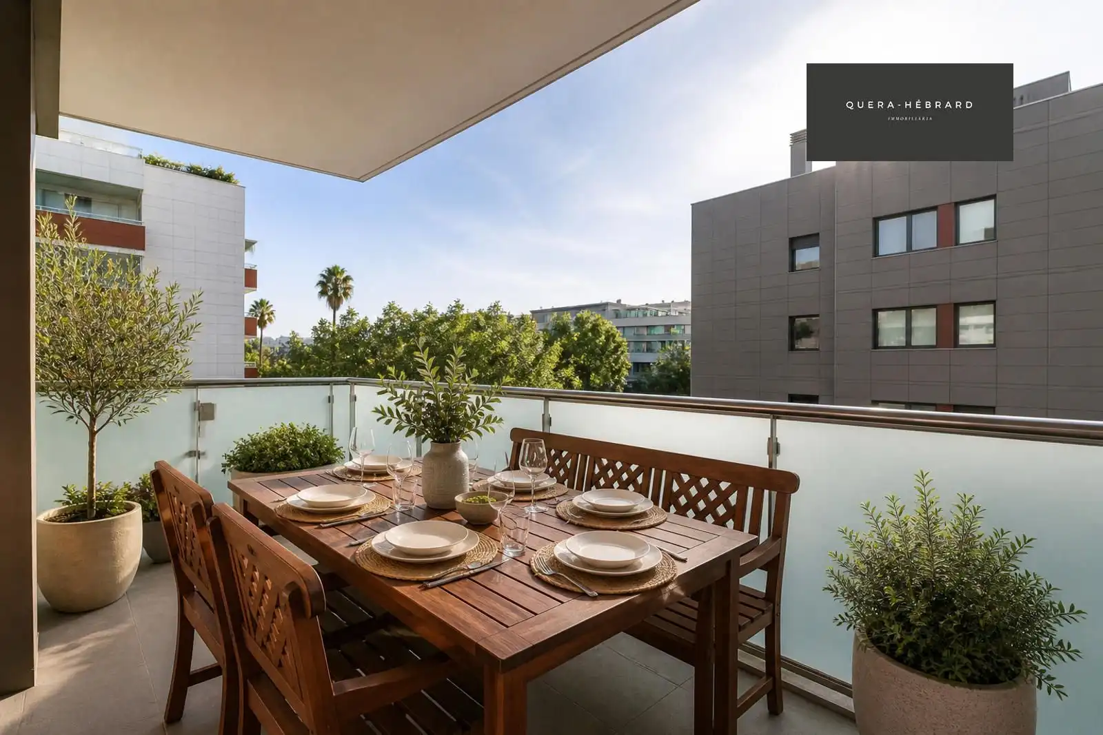 Terrace of Flat for sale in Sitges  with Air Conditioner, Heating and Parquet flooring